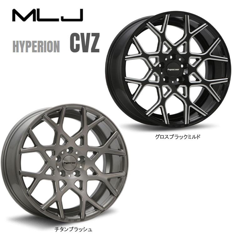 MLJ - 19in 5H114.3 8.5J 8.5J+35 5穴 車輪 【2本仕掛ける 新品】  HYPERION CVZ (GBM) 貨物輸送無料 自動車-車、バイク、自転車-タイヤ、ホイール