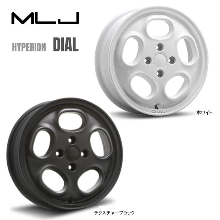 送料無料 MLJ HYPERION DIAL 4.5J-15 +43 4H-100 (15インチ) 4H100 4.5J+43
