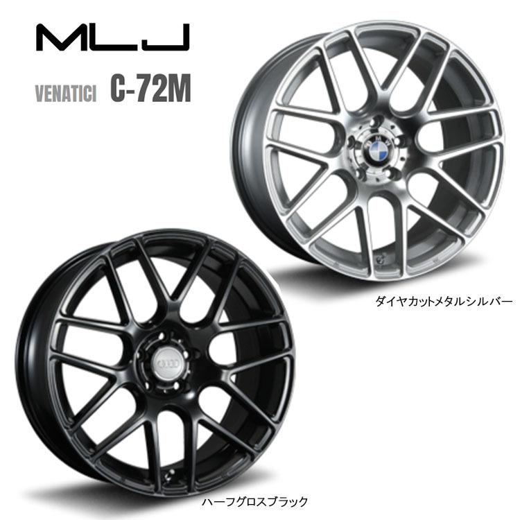 送料無料 MLJ VENATICI C-72M 9.5J-19 +35 5H-120 (19インチ) 5H120 9.5J+35