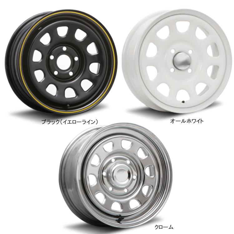 MLJ 15インチ 4H100 6J 6J+30 4穴 ホイール 【4本セット 新品