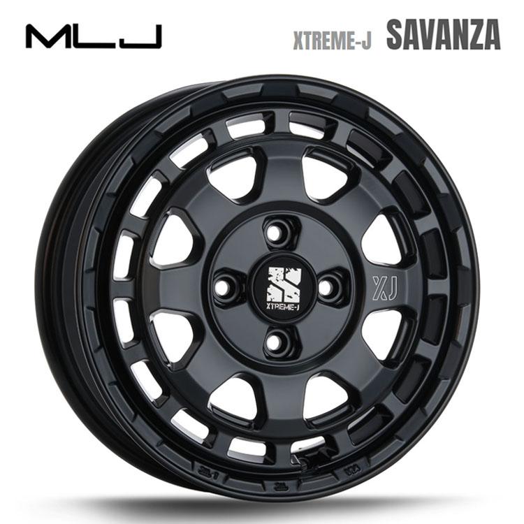 MLJ 14インチ 4H100 4.5J 4.5J+43 4穴 ホイール 【1本単品 新品 