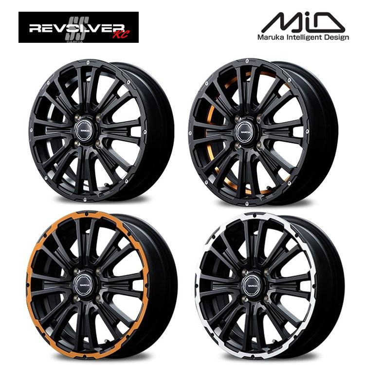 コカ:コナン 様 埼玉県内お届け限定 14インチ アルミホイール マルカサービス 送料無料 エムアイディー ホイール MID WHEELS GARCIA