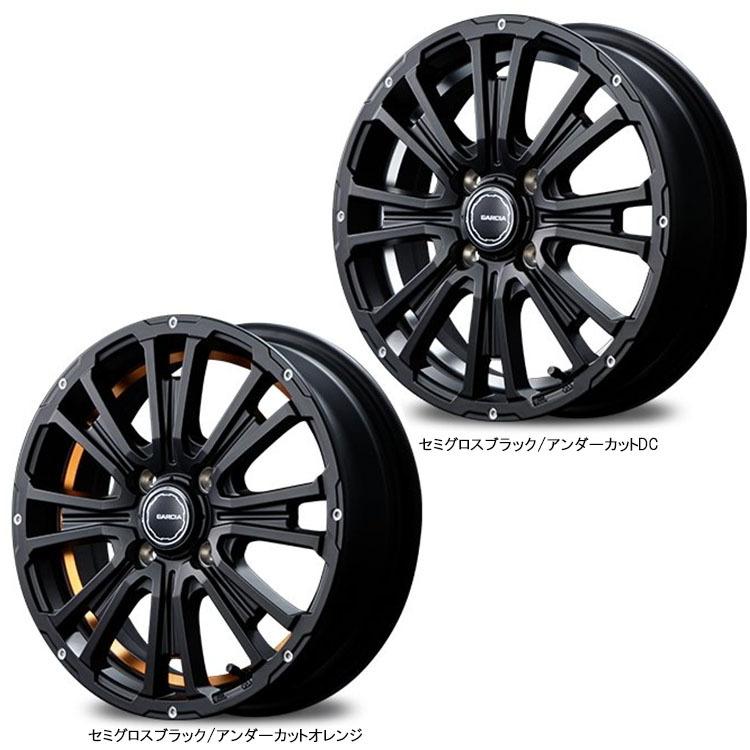 コカ:コナン 様 埼玉県内お届け限定 14インチ アルミホイール マルカサービス 送料無料 エムアイディー ホイール MID WHEELS GARCIA