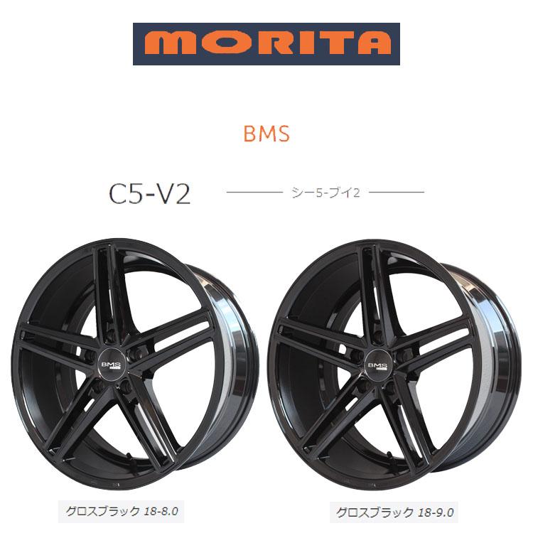 MORITA（モリタ） 18インチ 5H114.3 8J 8J+38 5穴 ホイール 【2本 