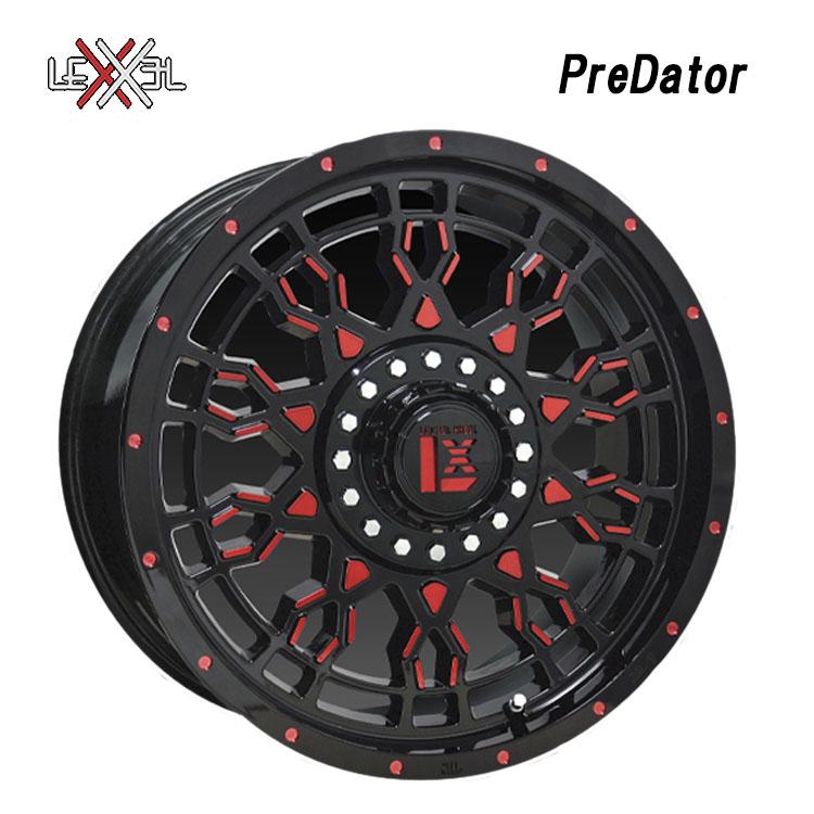 送料無料 オフビート LEXXEL PreDator for offroad style 8J-17 +25 6H