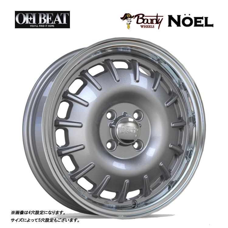 14インチ 4H100 5J 5J+30 4穴 ホイール 【4本セット 新品】 Bounty