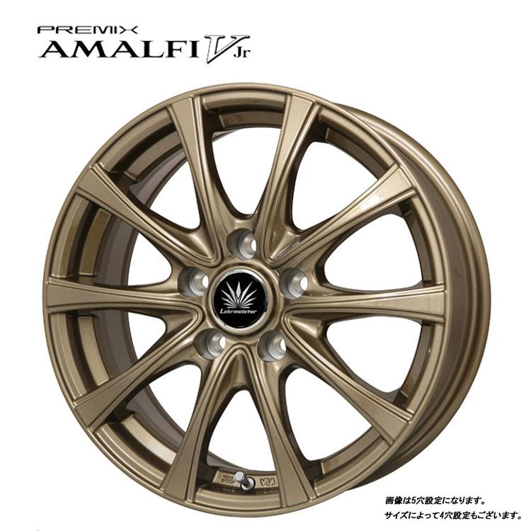 16インチ 4H100 5J 5J+40 4穴 ホイール 【2本セット 新品】 AMALFI V 