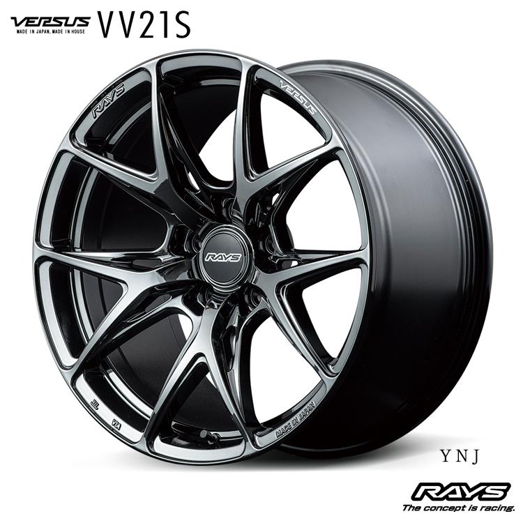 RAYS 送料無料 レイズ VERSUS VV21S (YNJ) 8J-18 +38 5H-114.3 (18 