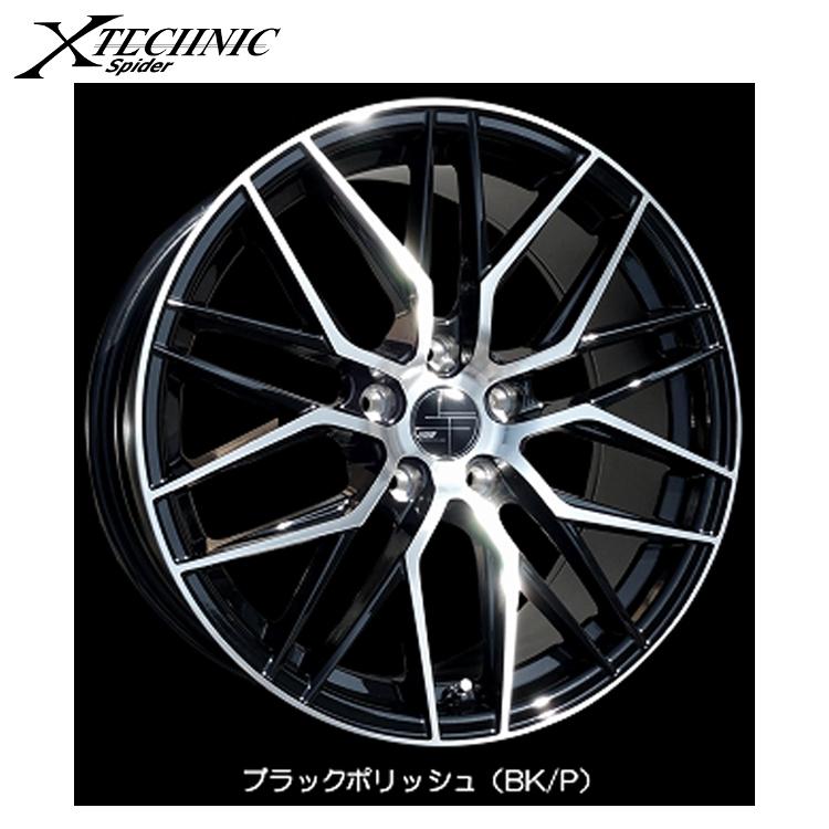 19インチ 5H114.3 9J 9J+35 5穴 ホイール 【1本単品 新品】 BK/P 