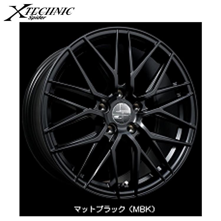 18インチ 5H114.3 7.5J 7.5J+48 5穴 ホイール 【2本セット 新品】 X 