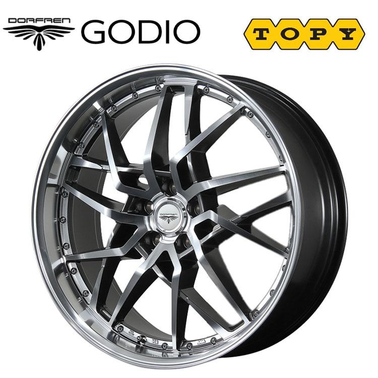 DORFREN 17インチ PCD114.3-5H 17×7J 17インチ 5H114.3 7J 7J+55 5穴 ホイール 【4本セット 新品】 DORFREN