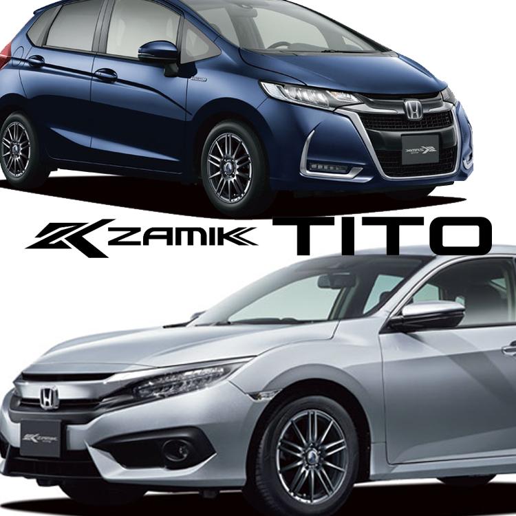 WEDS - 16in 4H100 6J 6J+50 4穴 銀輪 【1本単品 新品】 ディープメタル Zamik Tito 貨物輸送無料 ウェッズ