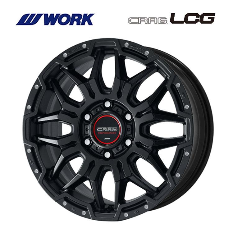 WORK 18インチ 6H139.7 8J 8J+52 6穴 ホイール 【2本セット 新品 