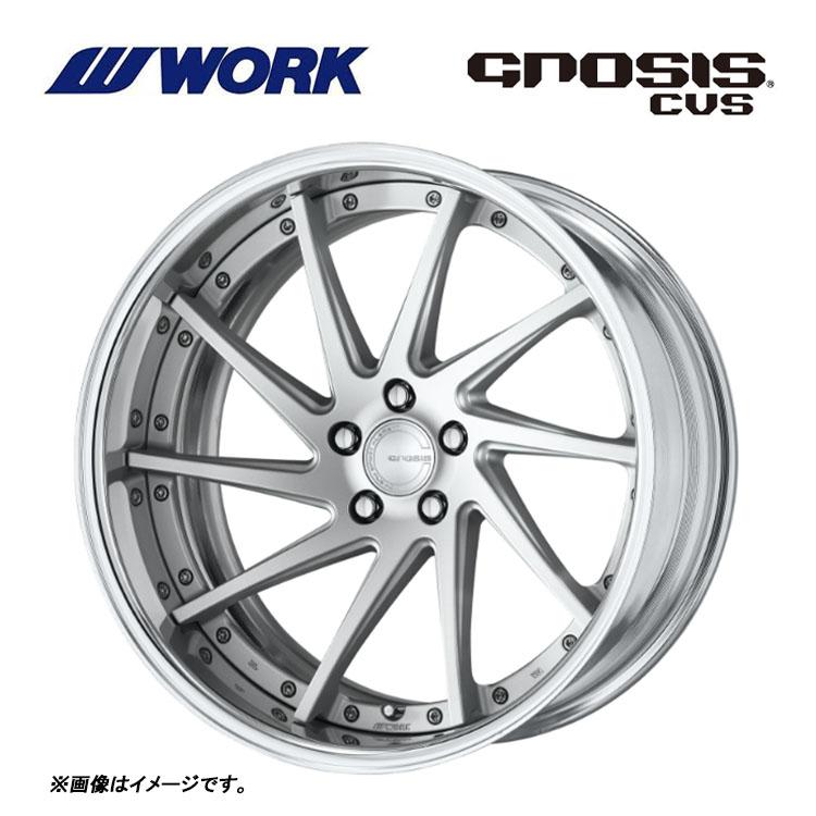 WORK CVS 19インチタイヤホイールセット WORK 19インチ 5H120 8.5J 8.5J+22〜−12 5穴 ホイール 【4本セット