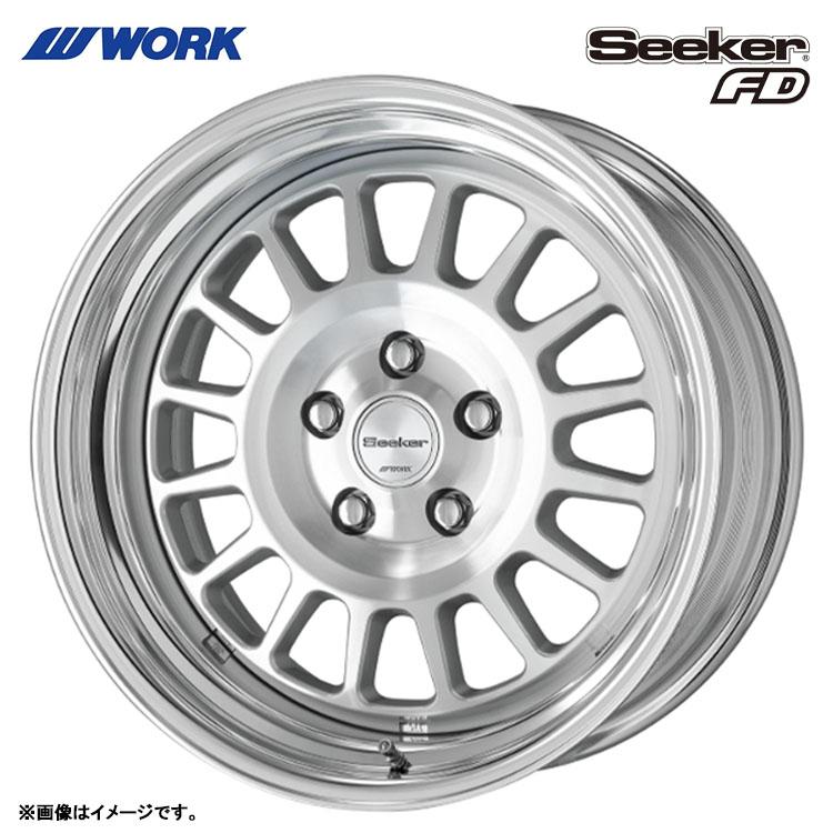 WORK 17インチ 4H100 7.5J 7.5J+61〜24 4穴 ホイール 【1本単品 新品