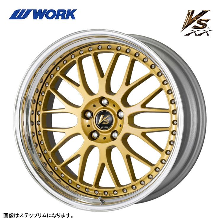 WORK VS XX 19インチ ホイール×2本 WORK 19インチ 5H100 15J 15J+26 5穴 ホイール 【2本セット 新品】 VS