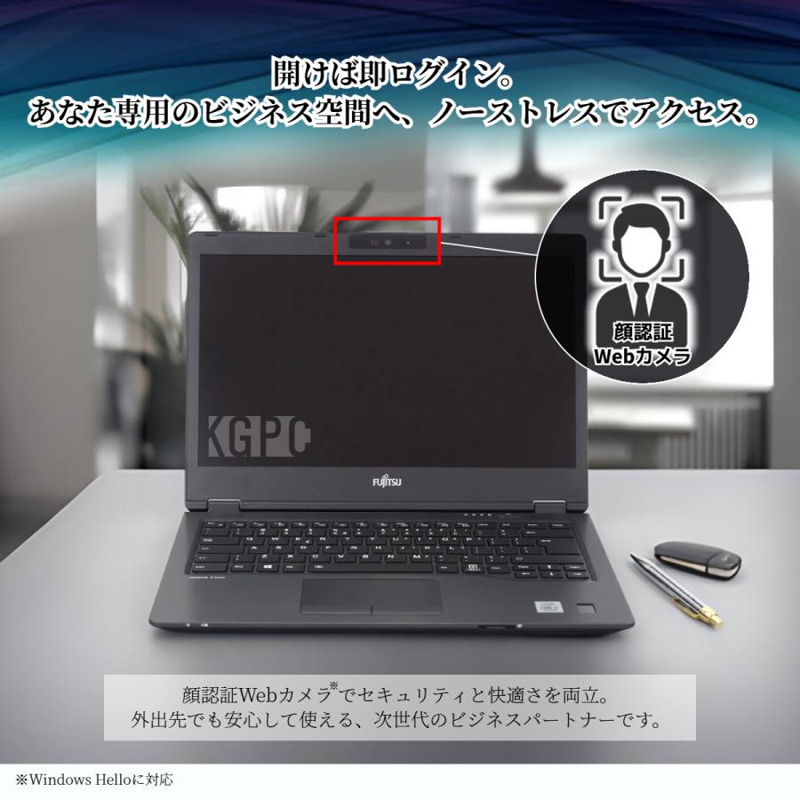 LIFEBOOK 軽量薄型 富士通 Fujitsu U7410 ノートパソコン 14型