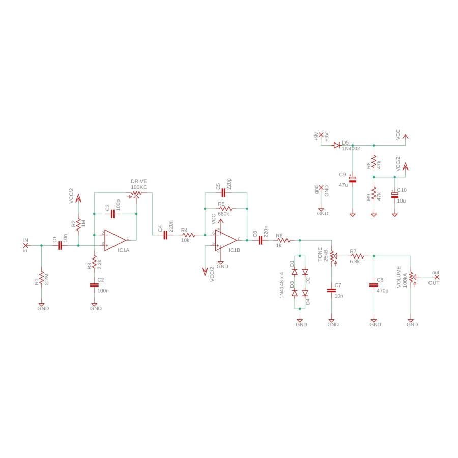 KGR Harmony Blues Distortion Marshall系ディストーション エフェクター自作キット |  | 03