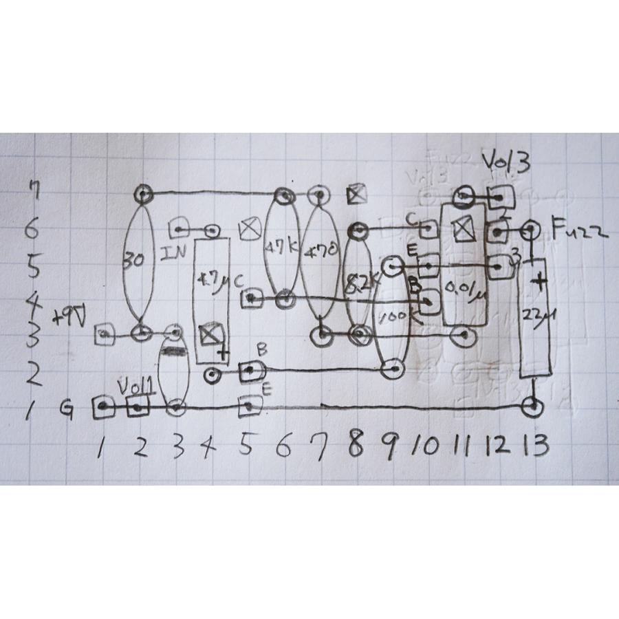 KGR Harmony SiFF 108 BC108 Fuzz Face シリコンタイプ系 ファズ（基板
