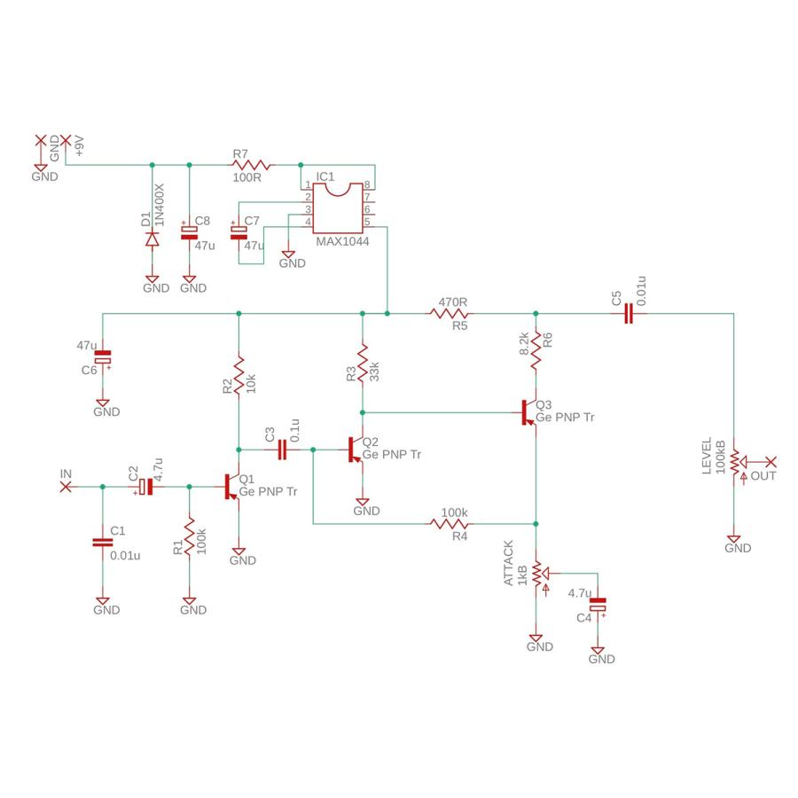 “TB2” Tone Bender MK II type. ファズ（基板と基板に乗せるパーツのみ）｜kgrharmony｜05