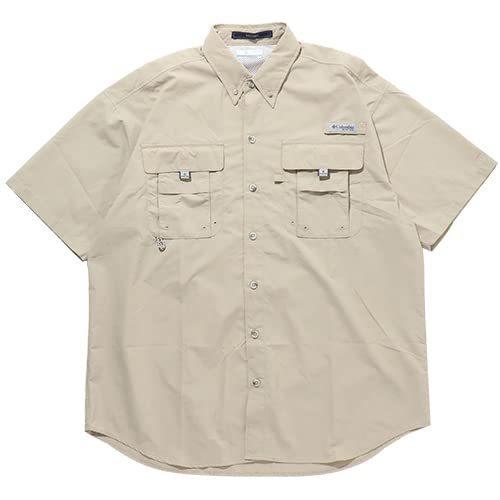 い出のひと時に とびきりのおしゃれを バハマiiショートスリーブシャツ メンズ コロンビア Bahama L 160 Fm7047 フォッシル Shirt S S Ii 半袖