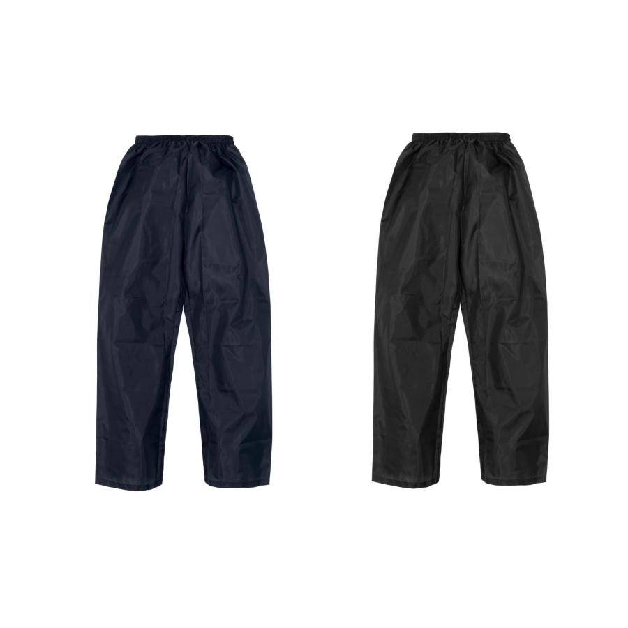 ポリエステルパンツ1着 裾ゴムまたはストレートタイプ ネイビー