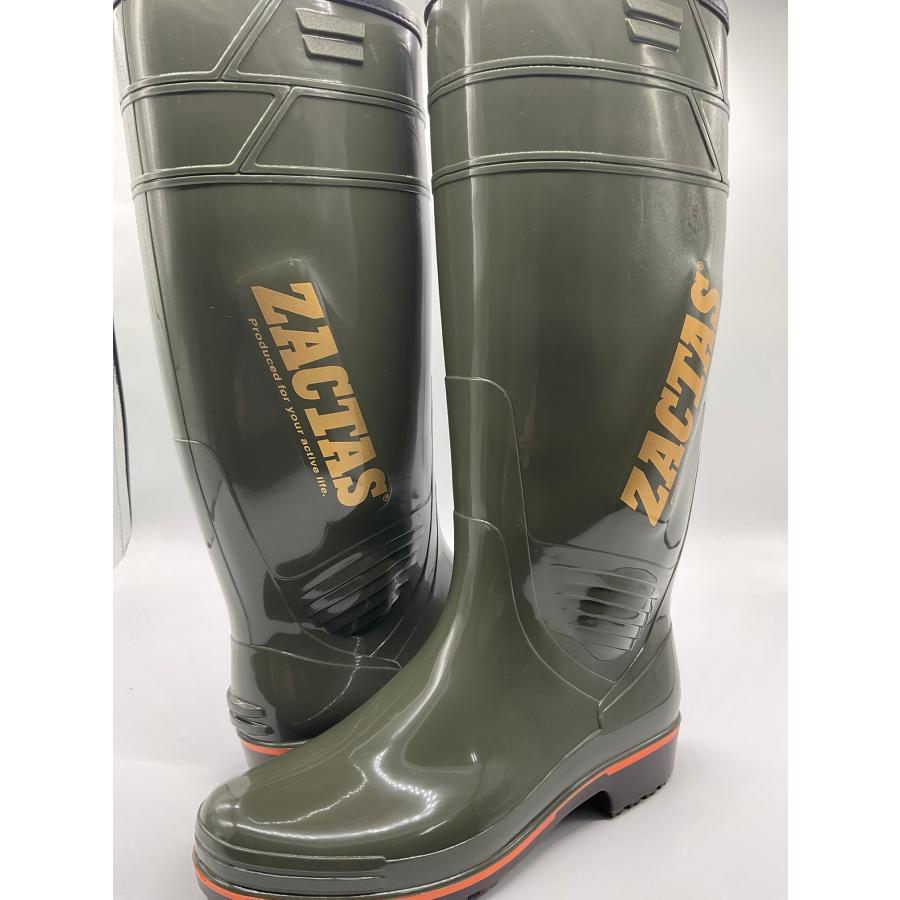 防寒ザクタス Z-02W 弘進ゴム 日本製 24〜29cm カーキ 耐油長靴 丈長