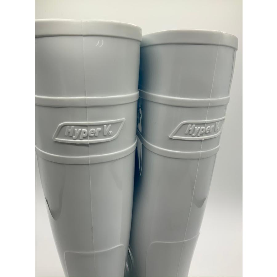 ハイパーVソール 衛生長靴 HYPERV ＃4500 22.5〜29cm 白 鉄先芯 耐油