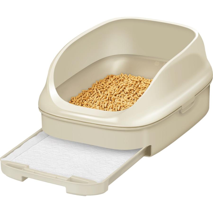 ニャンとも清潔トイレセット オープンタイプ 猫用システムトイレ 