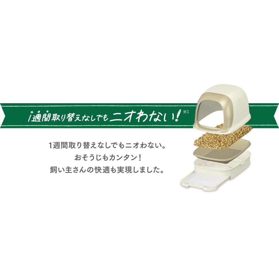 ニャンとも清潔トイレ 脱臭・抗菌チップ 小さめの粒 4.4L 1個 システム