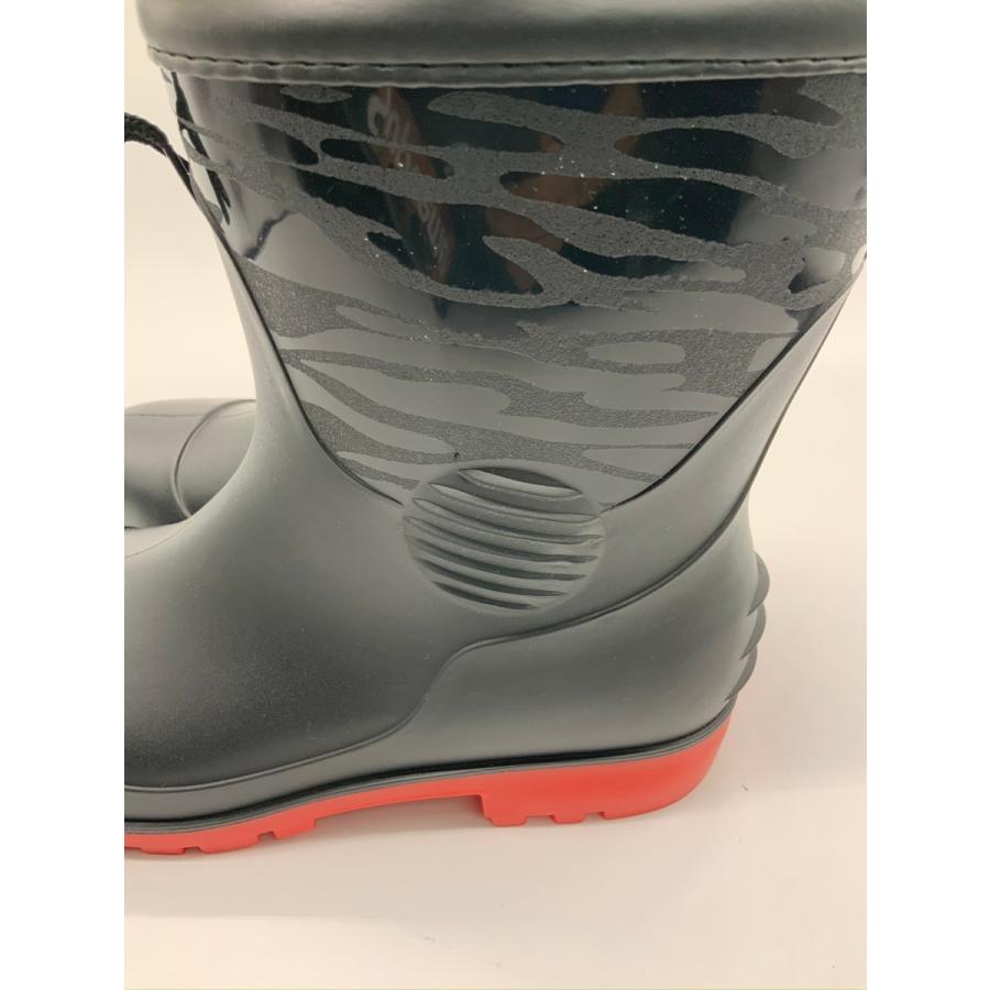 ショート丈フード付安全長靴 SZ-630 ゼブラ迷彩 ブラック M、L、LL、3L