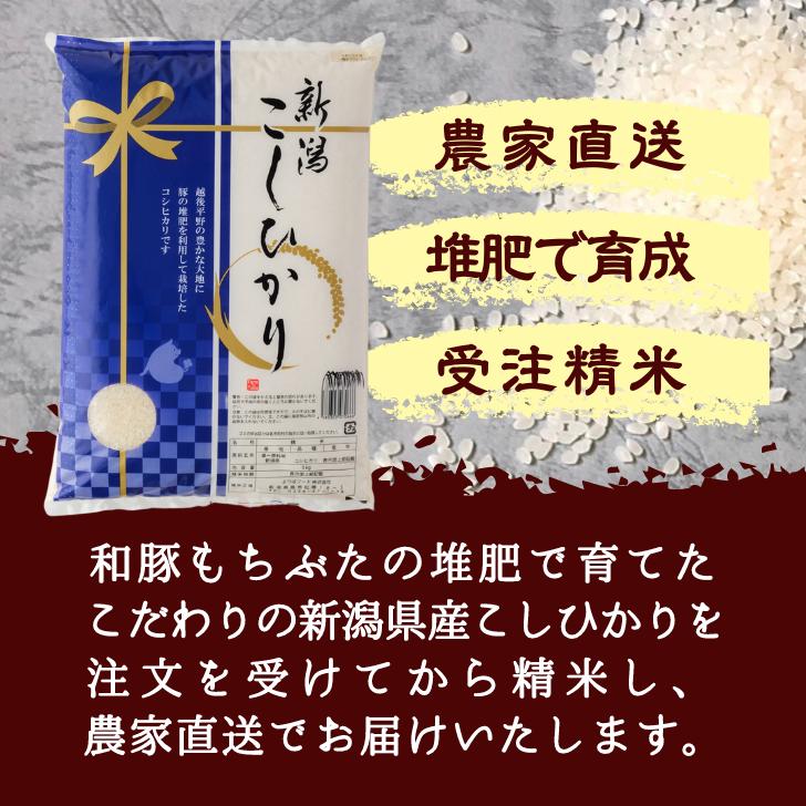 5年産 米 30 キロ 農家 直送 新潟米 新潟産 こしひかり 30kg コシヒカリ 30 キロ コシヒカリ 米 新潟 精米したて 白米 精米 減農薬 ギフト 内祝｜kgtomioka｜11