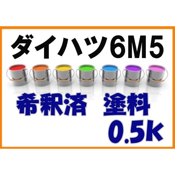 ダイハツ6M5 塗料 希釈済 グレイッシュグリーングラファイトマイカM