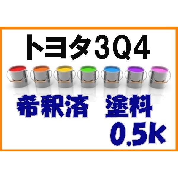 トヨタ3Q4 塗料 希釈済 シェルM アルファード カラーナンバー カラーコード 3Q4 : KH企画 - 通販 - Yahoo!ショッピング