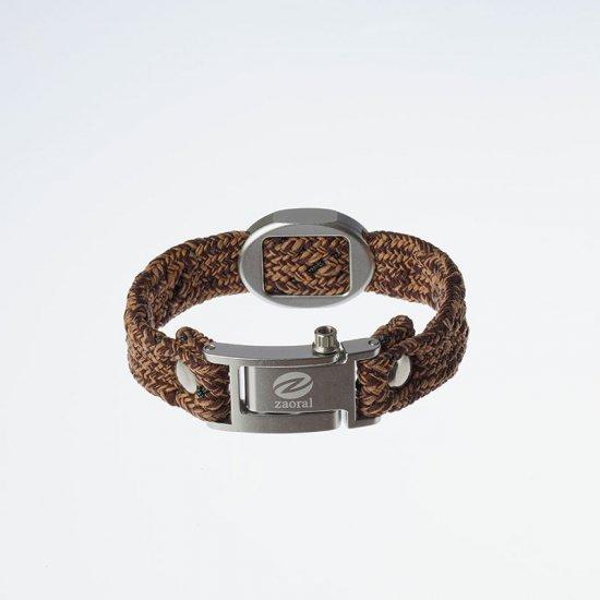 Zaoral（ザオラル）リカバリー・α（アルファ）バンド BR/SI（ブラウン/シルバー）B24821 | Cronos | 04
