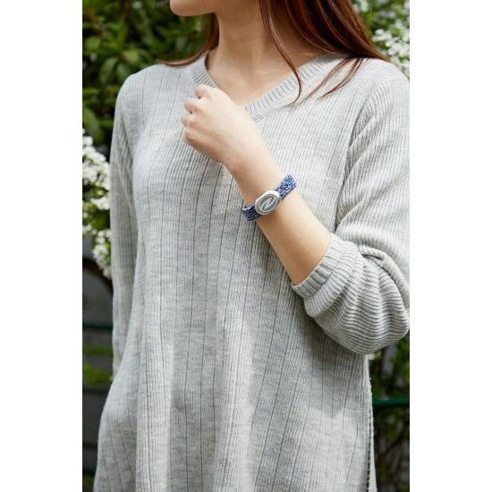 Zaoral（ザオラル）リカバリー・α（アルファ）バンド NV/SI（ネイビー/シルバー） B25021 | Cronos | 07