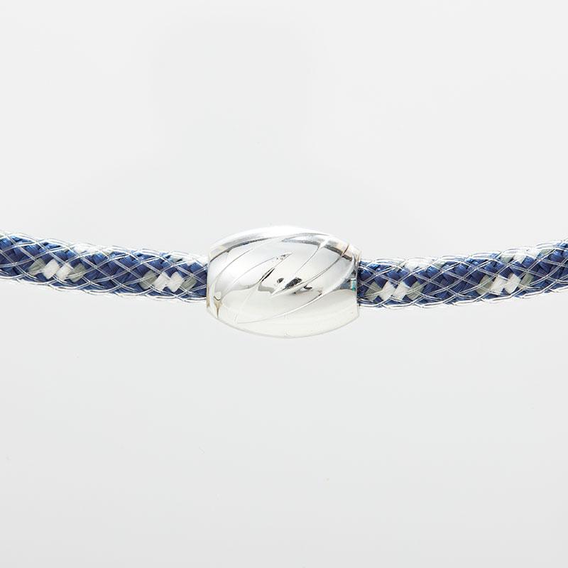 Zaoral（ザオラル）リカバリーネックレス　ネイビー/シルバー（N73322（NV/SI）） |  | 03