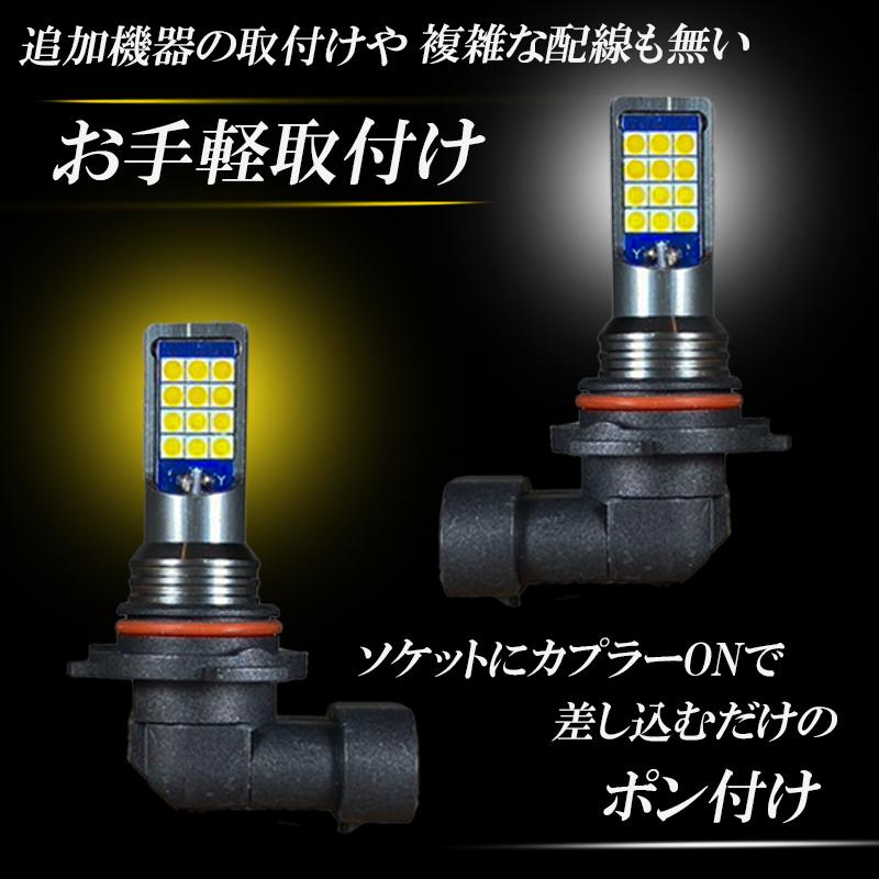 LEDフォグランプ 2色 切り替え カラーチェンジ HB4 LED バルブ 二色