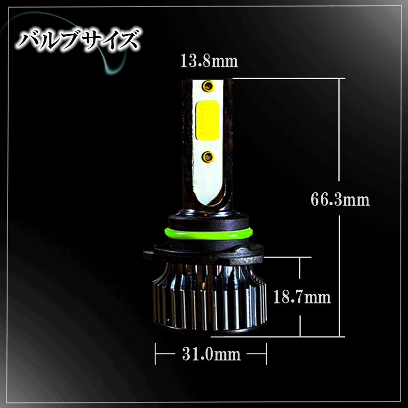 LEDフォグランプ グリーン HB4 LED バルブ 緑色 後付け 交換 フォグ