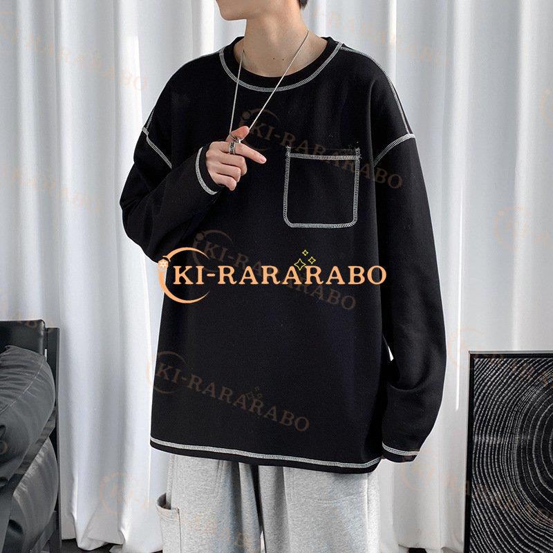 トレーナー メンズ スウェットシャツ 無地 トップス アウター スウェット スエット メンズファッション ゆったり カジュアル おしゃれ かっこいい Kmp きららラボ 通販 Yahoo ショッピング