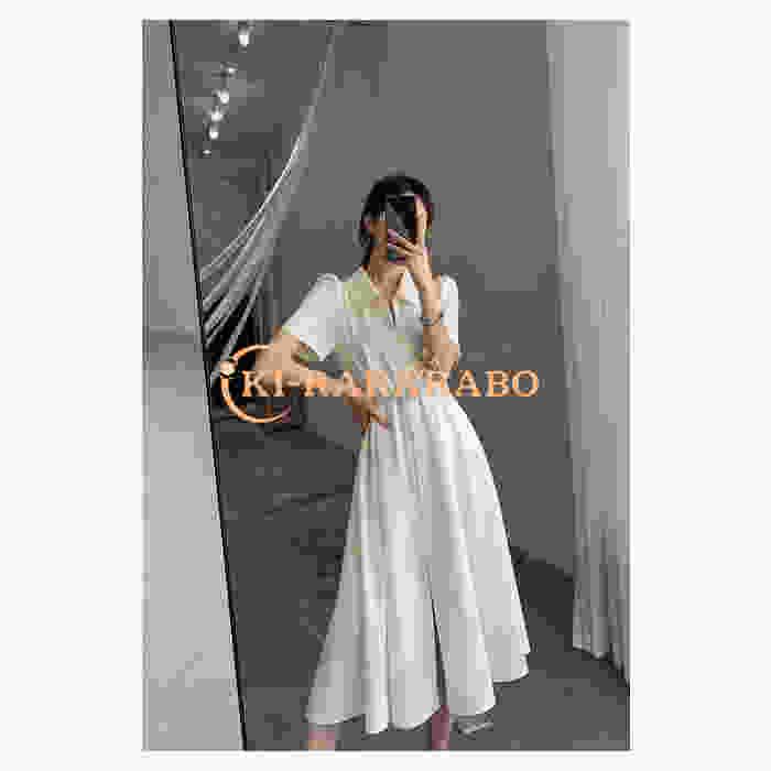 売れ筋がひ贈り物 シャツワンピース フレアスカート パフスリーブ 大きいサイズ 大人上品 オシャレ通勤 白ワンピース 半袖ワンピース 春夏 マキシ丈 ワンピース 40代 レディース ワンピース サイズ 4xl Lenstecopticalgroup Co Uk