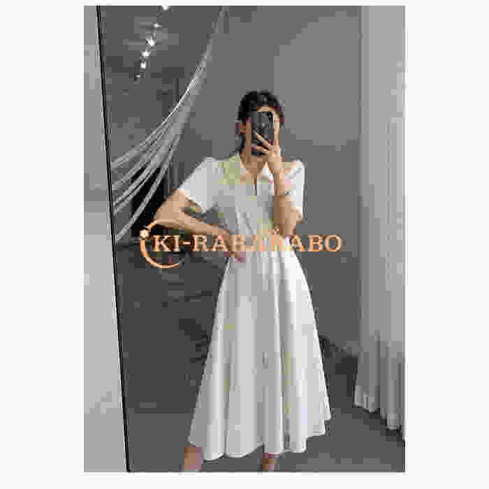 売れ筋がひ贈り物 シャツワンピース フレアスカート パフスリーブ 大きいサイズ 大人上品 オシャレ通勤 白ワンピース 半袖ワンピース 春夏 マキシ丈 ワンピース 40代 レディース ワンピース サイズ 4xl Lenstecopticalgroup Co Uk