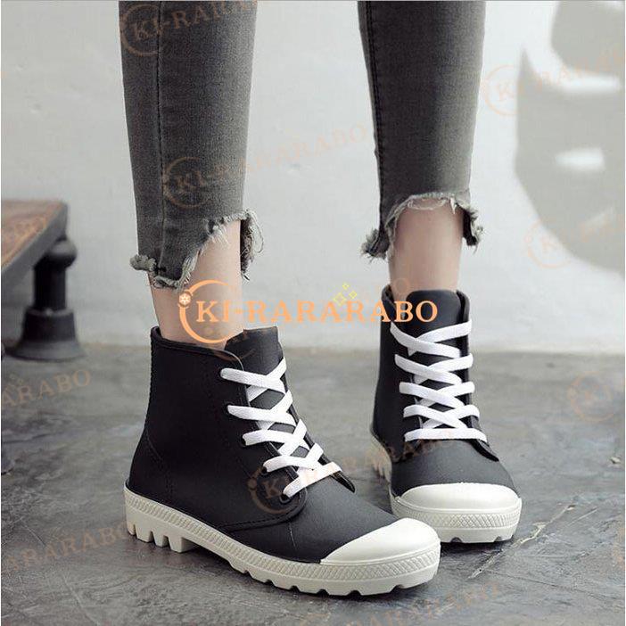 史上最も激安 ベビーシューズ レインブーツ レディース ショートブーツ 雨靴 おしゃれ レディースレインブーツレインブーツ おしゃれ大きいサイズショート雨靴レインシューズ編み上げシューズ Www Threeriversofs Com