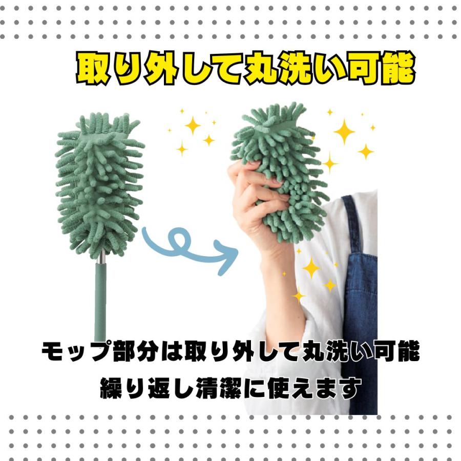 【160個セット】もこもこモップ ハンディモップ 伸縮モップ 隙間掃除 便利グッズ 掃除用品 来場プレゼント 折りたたみモップ 掃除道具 ギフト 粗品 プチギフト_3