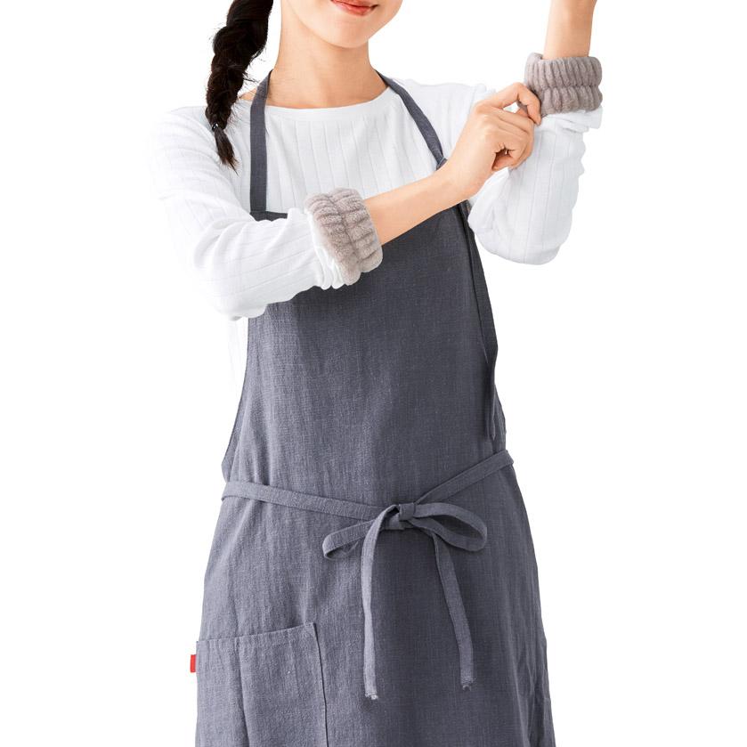 48個セット 袖濡れを防ぐ！アームバンド 洗顔 キッチン 吸収 タオル