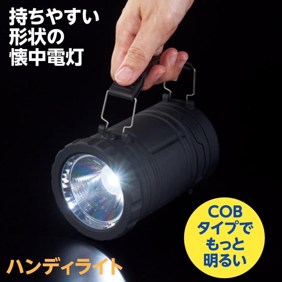 【48個セット】２スタイルSMDマルチランタンライト ランタン・懐中電灯の2WAY使用 災害時に備えたいSMDライト 高級感あるラバー塗装 単三乾電池３本使用（別売）_3