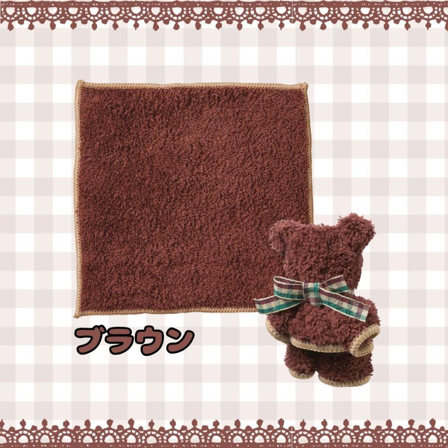 丸辰 なかよしクマさんハンカチタオル クマ タオルギフト かわいいプチ