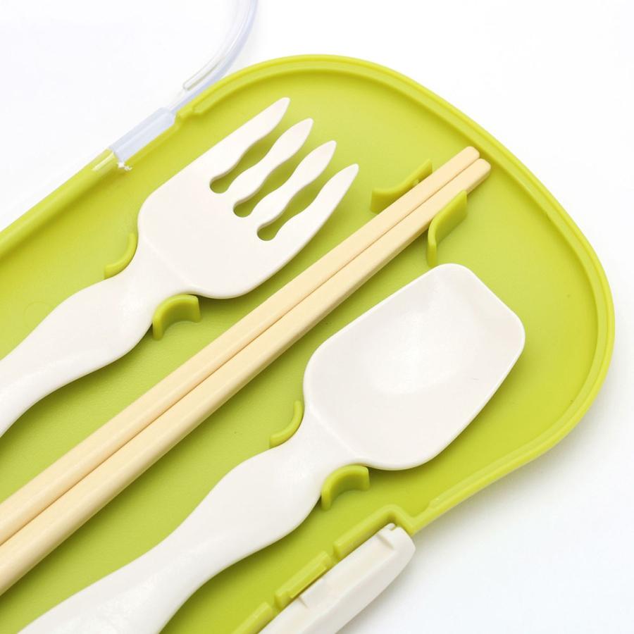 mii トリオカトラリーセット 子供用 お弁当 箸 スプーン フォーク 3点