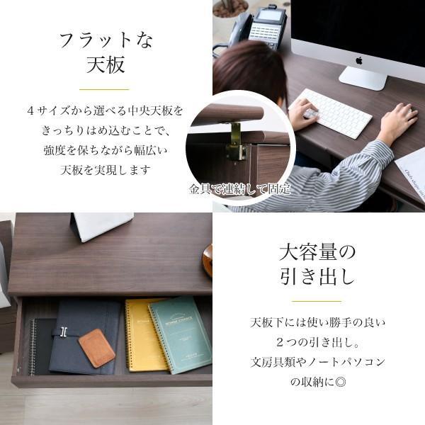 システムデスク オフィスデスク 180cm 190cm 200cm 210cm 配線収納 
