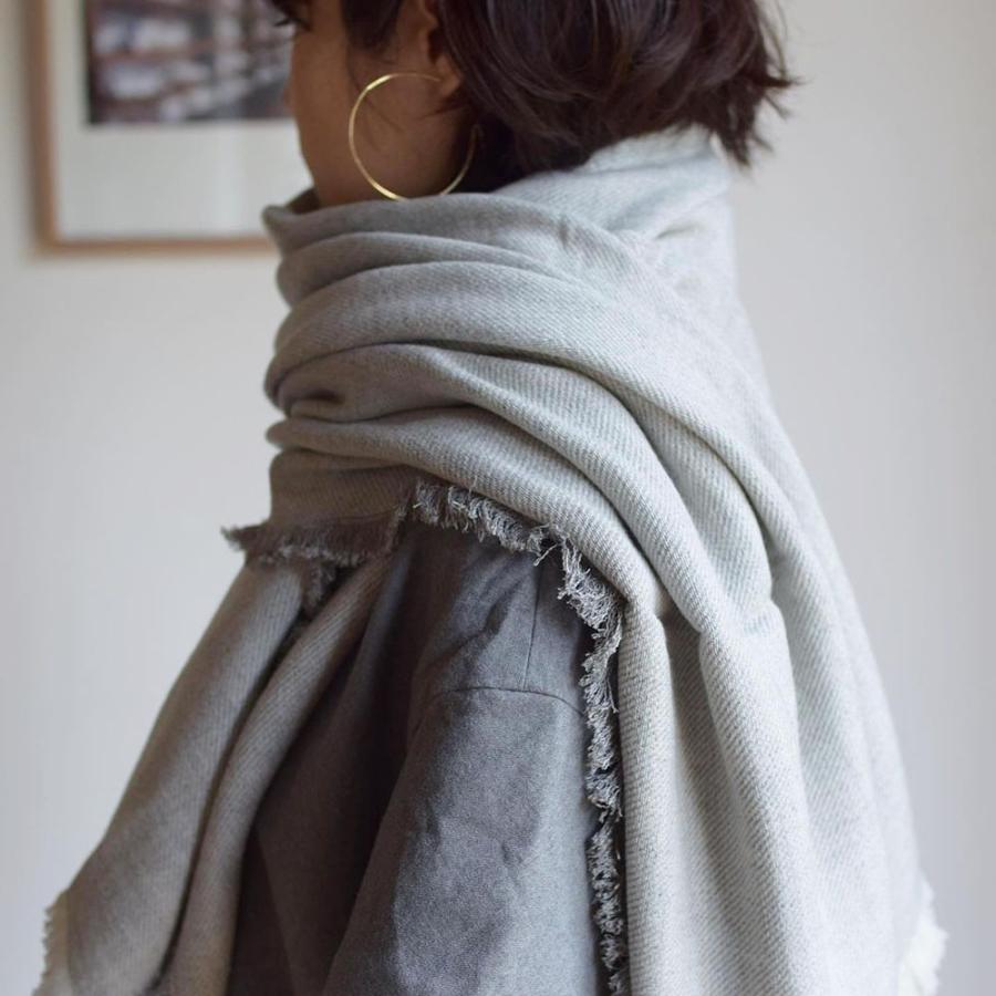 kontex（コンテックス） コットンウールブランケット 膝掛け ショール